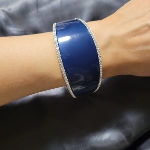 Lia Sophia Cuff Bracelet - Navy